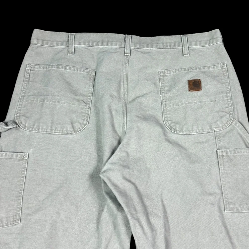 Vintage Carhart B11 DES Dungaree Fit Canvas Workwear Carpenter Pants Men's 38x30
